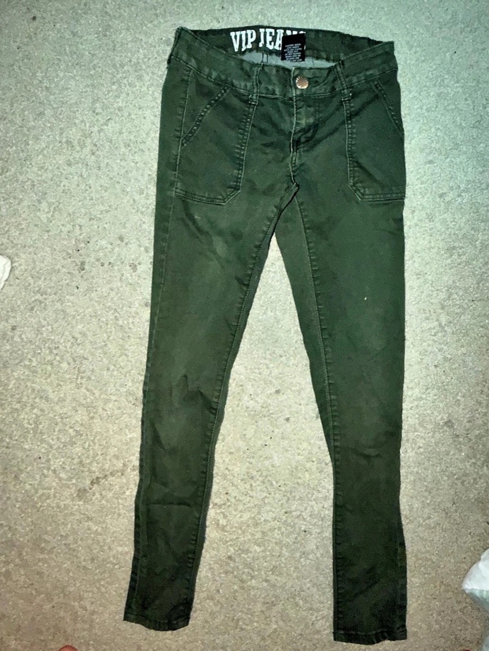 VIP Jeans Green Skinny Jeans